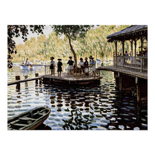 La Grenouillère Poster (Vorderseite)