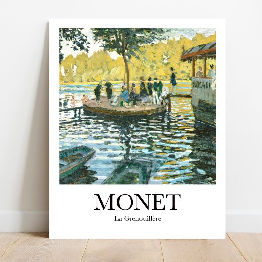 La Grenouillère von Claude Monet Poster