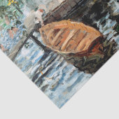 La Grenouillere von Renoir, Shabby Chic Seidenpapier (Detail)