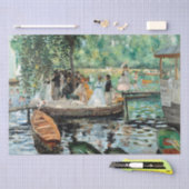 La Grenouillere von Renoir, Shabby Chic Seidenpapier (Handwerk)