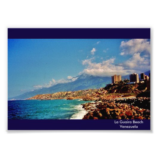 La Guaira Beach Fotodruck (Vorne)