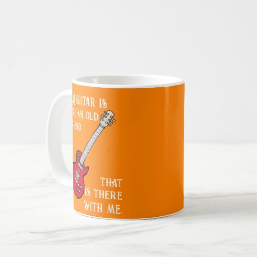 la guitarra QUOTE Kaffeetasse (Vorderseite Links)