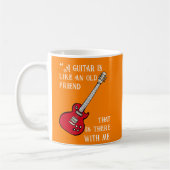 la guitarra QUOTE Kaffeetasse (Links)