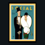 La Habana Art Deco Poster 13 x 19<br><div class="desc">Nice Art Deco Poster mit einer Ausgabe von "Social" aus dem Jahr 1927,  einer Zeitschrift,  die in La Habana,  Kuba,  populär ist.</div>