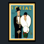La Habana Art Deco Poster 13 x 19<br><div class="desc">Nice Art Deco Poster mit einer Ausgabe von "Social" aus dem Jahr 1927,  einer Zeitschrift,  die in La Habana,  Kuba,  populär ist.</div>