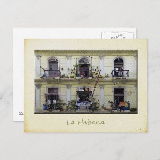 LA HABANA II POSTKARTE (Vorne/Hinten)