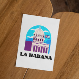 La Habana Kuba Vintag Postkarte
