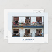 LA HABANA POSTKARTE (Vorne/Hinten)