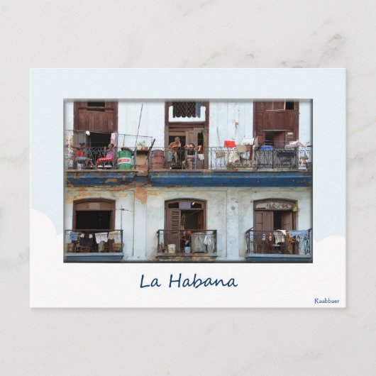 LA HABANA POSTKARTE (Vorderseite)