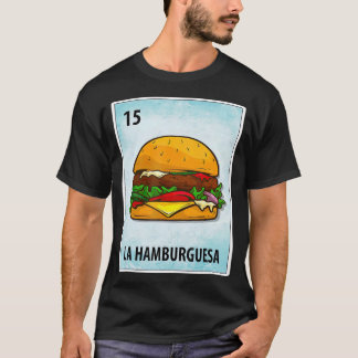 La Hamburguesa mexikanische Hamburger Cards T-Shirt