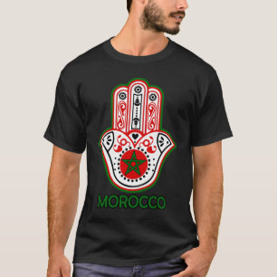 La Hand of Fatima u2013 J'aime le Marokko u2013 Be T-Shirt