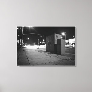 LA helle Ströme Leinwanddruck