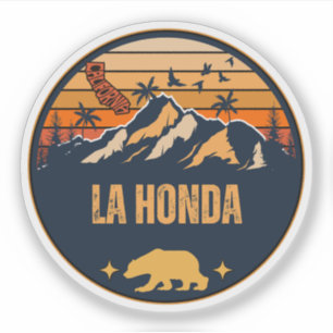 La Honda, Kalifornien Aufkleber
