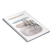 La ilaha illa Allah Arabic Calligraphy – Minimal Notizblock (Rechte Seite)