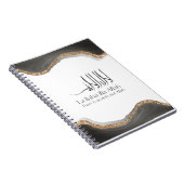 La ilaha illa-ALLAH Shahada Moderne arabische call Notizblock (Rechte Seite)