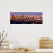 LA in der Nacht Poster (Küche)
