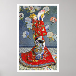 La Japonaise, französischer Impressionist Monet Poster