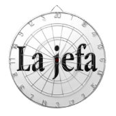 La jefa dartscheibe (vorne)