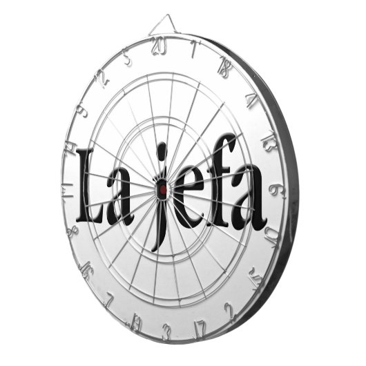 La jefa dartscheibe (Vorderseite rechts)