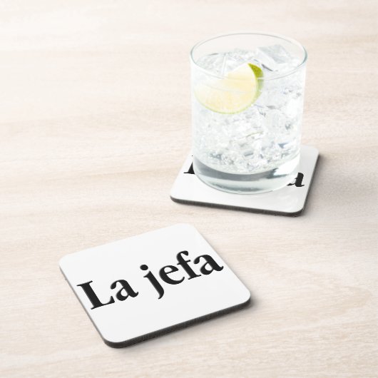 La jefa getränkeuntersetzer (Rechte Seite)