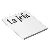 La jefa notizblock (angewinkelt)