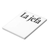 La jefa notizblock (Rotiert)