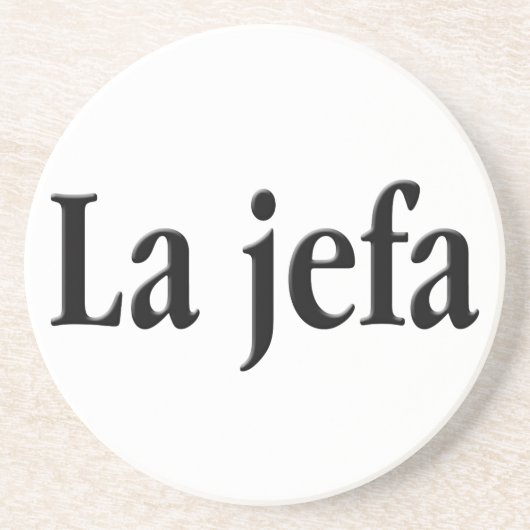 La jefa sandstein untersetzer (Vorne)