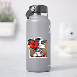 La Jíbaraza 13 – Puerto Rican Jíbara Art Boricua  Aufkleber