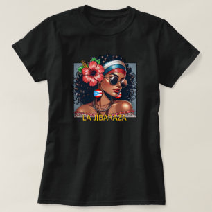 La Jibaraza 6 – Puerto-ricanische Jíbara • Boricua T-Shirt