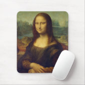 La Joconde - Portrait de Mona Lisa - Léonard de Vi Mousepad (Mit Mouse)
