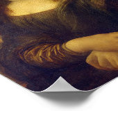 La Joconde - Portrait de Mona Lisa - Léonard de Vi Poster (Ecke)