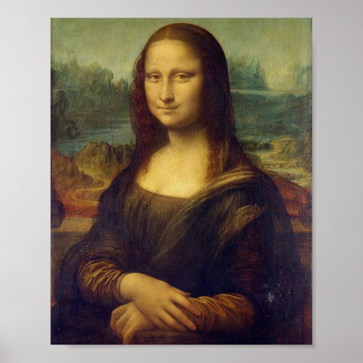 La Joconde - Portrait de Mona Lisa - Léonard de Vi Poster (Vorne)