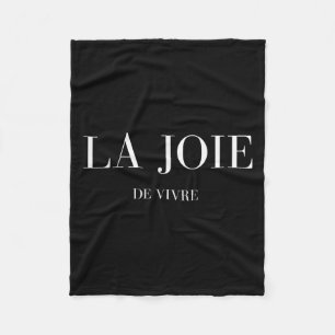 La Joie de Vivre Die Lebensfreude Fleecedecke