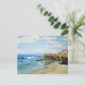La Jolla Beach by Typ Rose Postkarte (Stehend Vorderseite)