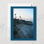 La Jolla Beach Sunset Custom California Postcard Postkarte (Vorne/Hinten)