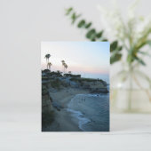 La Jolla Beach Sunset Custom California Postkarten (Stehend Vorderseite)