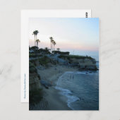 La Jolla Beach Sunset Custom California Postkarten (Vorne/Hinten)
