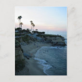 La Jolla Beach Sunset Custom California Postkarten (Vorderseite)