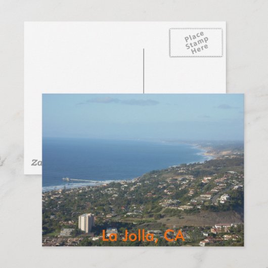 La Jolla, CA Postkarte (Vorne/Hinten)