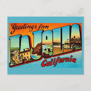 La Jolla CA Vintage Grußpostkarte Postkarte
