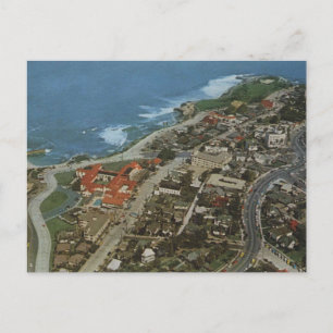 La Jolla California Aerial View 1960er Jahre Vinta Postkarte