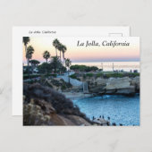 La Jolla California Coast Postkarte (Vorne/Hinten)