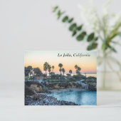 La Jolla California Küste Postkarte (Stehend Vorderseite)