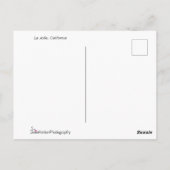 La Jolla California Küste Postkarte (Rückseite)