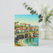 La Jolla California Travel Postkarte (Stehend Vorderseite)
