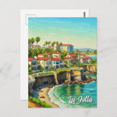 La Jolla California Travel Postkarte (Vorne/Hinten)