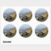 La Jolla Cove Beach Seabirds Custom Decal Stickers (Blatt)