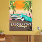 La Jolla Cove California Reiseplakat Leinwanddruck (Insitu (Wohnzimmer))