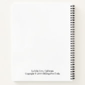 La Jolla Cove, Kalifornien Notizblock (Rückseite)