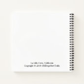La Jolla Cove, Kalifornien Notizblock (Rückseite)